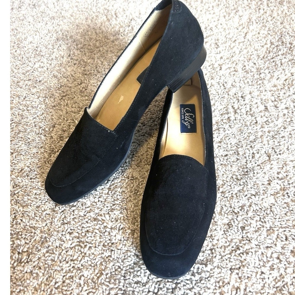 Selby Black Suede Loafers – Classic Slip-On Comfort SZ 6.5 3A/5A